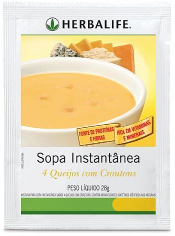 Sopa Instantânea - 4 QUEIJOS COM CROUTONS herbalife